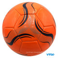 Orange Color Machine Stitched Football High Quality